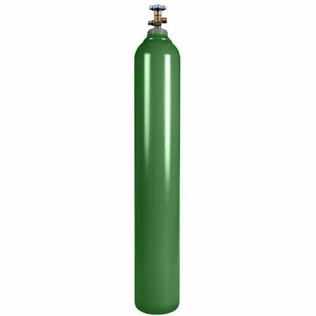 XTRWELD Cylinder, DOT/TC, 250cuft, Oxygen, CGA 540, Green CYLDSO540-250